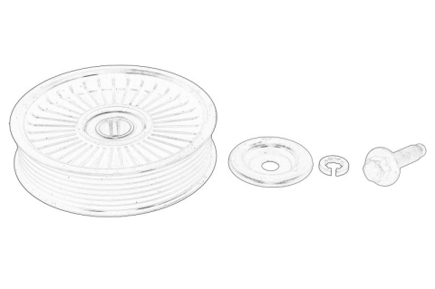 Piese Auto - Rola ghidare/conducere curea transmisie potrivit FORD RANGER 2.2D/3.2D 04.11-