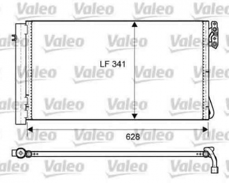 Radiator clima AC - Schimbator caldura incalzire habitaclu (147x247x42) FORD TRANSIT 2.0D-2.4D intre 2000-2006