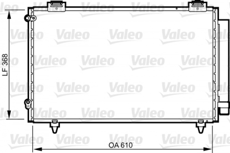 Radiator clima AC - Schimbator caldura incalzire habitaclu (163x230x27) FIAT DUCATO 2.0D-3.0D dupa 2006