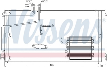 Schimbator caldura incalzire habitaclu - Schimbator caldura incalzire habitaclu (234x158x42) PEUGEOT 207, 207 CC, 207 SW 1.4-1.6D intre 2006-2015