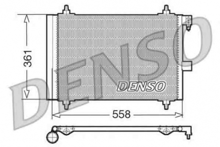Radiator clima AC - Schimbator caldura incalzire habitaclu (250x140x42) PEUGEOT 307, 307 SW 1.4-2.0D intre 2000-2009