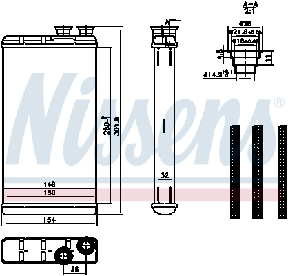 Schimbator caldura incalzire habitaclu - Schimbator caldura incalzire habitaclu potrivit AUDI A4 ALLROAD B9, A4 B9, A5, A6 ALLROAD C8, A6 C8, A7, A8 D5, E-TRON, Q5, Q7, Q8; BENTLEY BENTAYGA; VW TOUAREG 1.4-Electric 01.15-