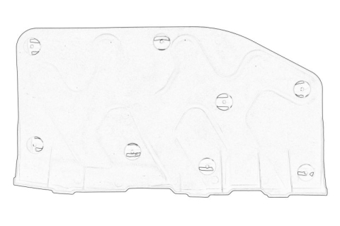 Piese Auto - Scut motor husa Stanga potrivit HYUNDAI IX35
