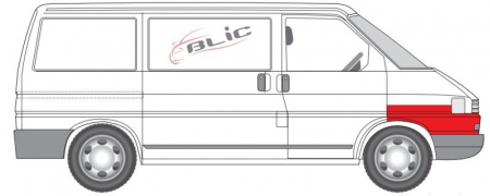 Segment aripa fata dreapta potrivit VW TRANSPORTER T4 09.95-04.03 [1]