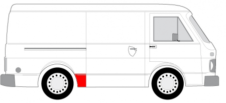 Segment aripa Spate Dreapta (inainte de roata) potrivit VW LT 28-35 I, LT 40-55 I -12.96 [2]