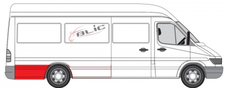 Segment aripa Spate Dreapta ( inaltime 50cm) potrivit MERCEDES SPRINTER 2-T (B901, B902), SPRINTER 3-T (B903), SPRINTER 4-T (B904), SPRINTER 5-T (B905) -12.06 [1]