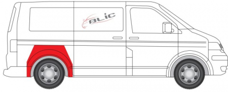 Segment aripa Spate Dreapta potrivit VW MULTIVAN T5, TRANSPORTER T5 [2]