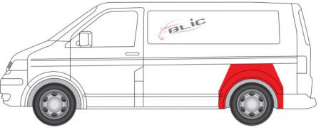 Segment aripa Spate Stanga potrivit VW MULTIVAN T5, TRANSPORTER T5 [2]