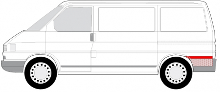 Segment aripa Spate Stanga potrivit VW TRANSPORTER T4 -12.03 [1]