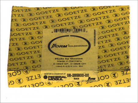Piston - Segment piston (set) (108mm (STD) 2,5-2,5-4) potrivit MAN potrivit MAN FOC, G90, HOCL, M90, NM, SM D0824GF-D0826OH02 08.87-04.04