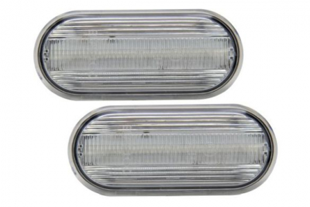 Iluminat auto - Semnalizator lampa lateral stanga/dreapta transparent, LED, dinamic potrivit FORD GALAXY I; SEAT ALHAMBRA, AROSA, CORDOBA, IBIZA III, LEON, MII, TOLEDO II; SKODA CITIGO; VW AMAROK, BORA 1.0-Electric d