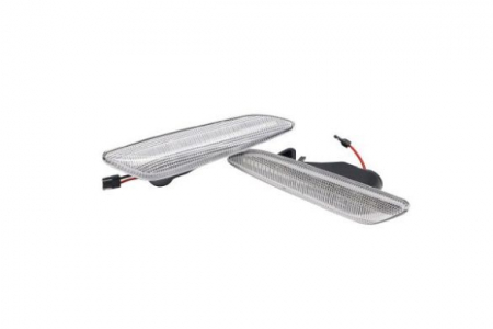 Iluminat auto - Semnalizator lampa lateral stanga/dreapta transparent, LED, dinamic potrivit ALFA ROMEO 147, 156, 166; FIAT TIPO; LANCIA DELTA III, YPSILON 0.9-3.2 dupa 1997