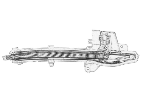 Piese Auto - Semnalizator oglinda laterala Dreapta potrivit AUDI A6 ALLROAD C8, A6 C8, A7, A8 D5 2.0DH-4.0H 06.17-
