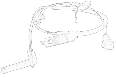 Piese Auto - Senzor ABS Fata Dreapta ("AWD") potrivit CHRYSLER 200, SEBRING; DODGE AVENGER, JOURNEY; FIAT FREEMONT; LANCIA FLAVIA 2.0-3.6ALK 06.07-