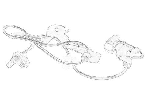 Piese Auto - Senzor ABS Fata Dreapta potrivit FORD RANGER 1.8-4.0 06.99-06.06