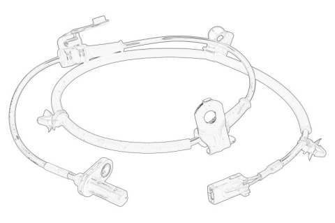 Piese Auto - Senzor ABS Fata Dreapta potrivit KIA SORENTO III 2.0D-3.3 01.15-12.20