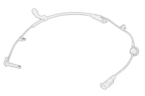 Piese Auto - Senzor ABS Fata Stanga ("AWD") potrivit CHRYSLER 200, SEBRING; DODGE AVENGER, JOURNEY; FIAT FREEMONT; LANCIA FLAVIA 2.0-3.6ALK 06.07-