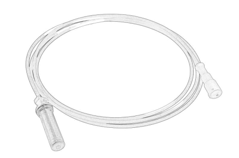 Piese Auto - Senzor ABS Spate Dreapta (drept, 2500mm, 2pin) potrivit IVECO STRALIS I