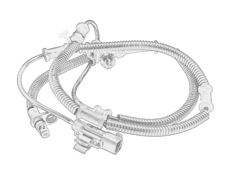 Piese Auto - Senzor ABS Spate Dreapta/Stanga potrivit CHRYSLER TOWN & COUNTRY, VOYAGER V; VW ROUTAN 2.8D-4.0 10.07-