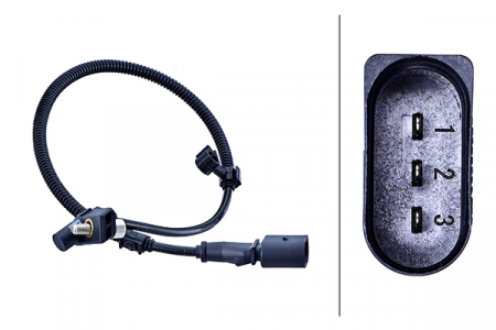 Electrica - Senzor arbore cotit potrivit SEAT AROSA, INCA, LEON, TOLEDO II; SKODA FABIA I, OCTAVIA I; VW BORA, BORA I, CADDY II, CADDY II/MINIVAN, GOLF IV, LUPO I, POLO, POLO III 1.0/1.4/1.6 07.95-12.10