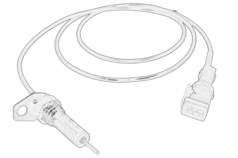 Piese Auto - Senzor avertizare uzura placute frana lungime: 1620mm potrivit RVI; VOLVO GAMA C; GAMA T