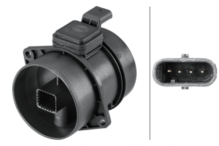 Piese Auto - Senzor debitmetru (4 pin) potrivit MERCEDES C T-MODEL (S204), C (W204), E T-MODEL (S212), E (W212), GLK (X204), SPRINTER 3,5-T (B906), SPRINTER 3-T (B906), SPRINTER 4,6-T (B906) 1.8-3.7 09.03-