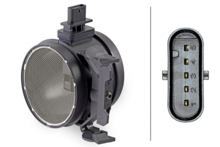 Piese Auto - Senzor debitmetru (5 pin) potrivit MERCEDES C (CL203), C T-MODEL (S203), C T-MODEL (S204), C (W203), C (W204), CLC (CL203), CLK (A209), CLK (C209), CLS (C219), E (A207), E (C207) 1.8-5.5 06.04-