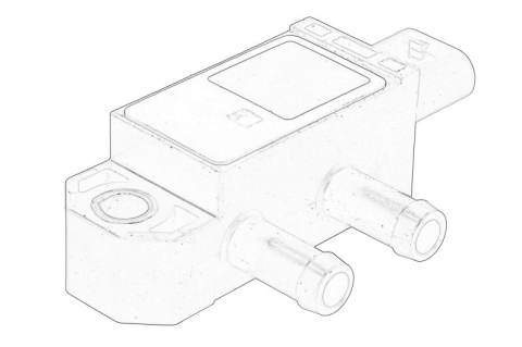 Piese Auto - Senzor presiune gaze evacuare potrivit AUDI A3, A4 ALLROAD B9, A4 B9, A5, A6 C8, A7, Q2, Q3, Q5; SEAT ARONA, ATECA, IBIZA V, LEON, LEON SC, LEON SPORTSTOURER, LEON ST, TARRACO 1.6D/2.0D/2.0DH 08.12-