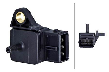 Electrica - Senzor presiune supraalimentare (3 pin) potrivit MERCEDES A (W168), A (W169), C (W203), E (W211), S (W220), SPRINTER 3,5-T (B906), SPRINTER 3-T (B903), VITO (W638); VOLVO 850, S70, S80 I 1.4-3.2D 09.9