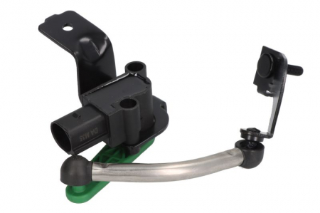 Iluminat auto - Senzor reglare inaltime faruri dreapta fata potrivit AUDI Q3 8U; SEAT ALHAMBRA 7N; VW CADDY IV, CADDY V, EOS, GOLF VI, PASSAT B6, PASSAT B7, PASSAT CC, SCIROCCO, SHARAN 7N, TIGUAN I, TIGUAN II, TOURAN