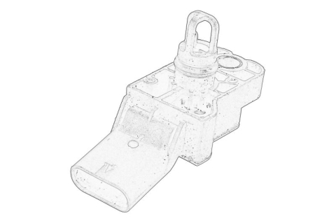 Piese Auto - Senzor temperatura aer admisie potrivit AUDI A1, A3, A4 ALLROAD B8, A4 ALLROAD B9, A4 B8, A4 B9, A5, A6 C7, A7, Q3, Q5, Q7, TT; SEAT ALHAMBRA, ATECA, IBIZA IV SC, LEON, LEON SC 1.5/1.8/2.0 10.07-