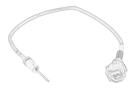 Piese Auto - Senzor temperatura evacuare (2PIN) potrivit ISUZU D-MAX II, D-MAX III 06.12-