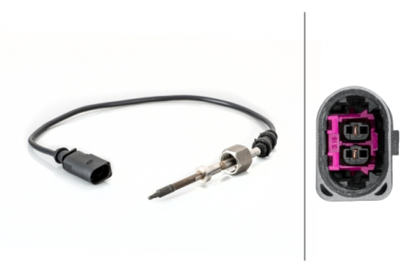 Electrica - Senzor temperatura evacuare (dupa convertizor catalitic) potrivit AUDI A3; VW GOLF PLUS V, GOLF V, TOURAN 1.4/1.6/2.0 02.03-11.08