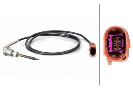 Electrica - Senzor temperatura evacuare (inainte de DPF) potrivit AUDI Q7; VW TOUAREG 3.0D 11.04-08.15