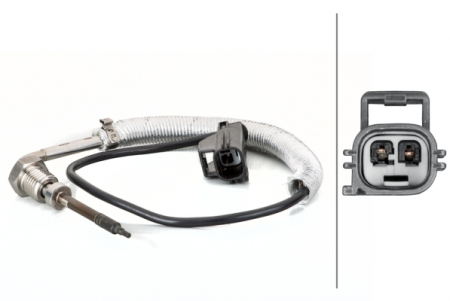 Electrica - Senzor temperatura evacuare (inainte de DPF) potrivit VOLVO C30, C70 II, S40 II, S60 II, S80 II, V50, V60 I, V70 III, V70 III/KOMBI, XC60 I, XC70 II 2.4D 03.06-07.18