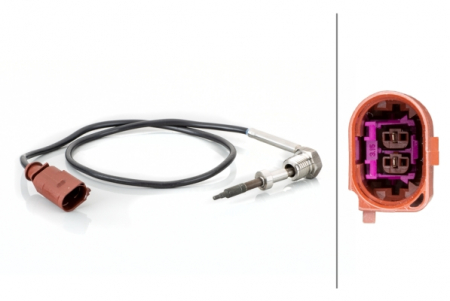 Electrica - Senzor temperatura evacuare (inainte de DPF) potrivit VW CALIFORNIA T5 CAMPER, CALIFORNIA T6 CAMPER, CC B7, MULTIVAN T5, MULTIVAN T6, TRANSPORTER T5, TRANSPORTER T6 2.0D 09.09-12.19