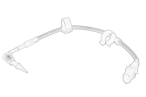 Piese Auto - Senzor temperatura evacuare (Valva EGR) potrivit IVECO EURO 6