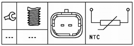 Senzor temperatura lichid racire (numar pini: 2, verde) potrivit FIAT DOBLO, DOBLO/MINIVAN, PALIO, PANDA, PANDA/HATCHBACK, PUNTO, PUNTO/HATCHBACK, SEICENTO / 600, SIENA, STRADA 1.1-1.4 07.97- [2]