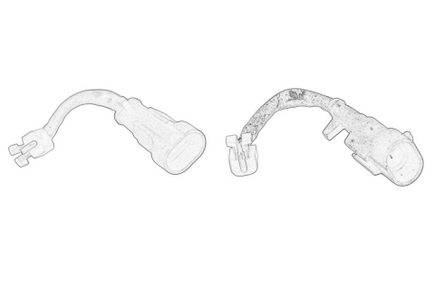 Senzori - Senzor uzura placute frana Fata lungime: 120mm potrivit IVECO DAILY IV, DAILY V, DAILY VI 05.06-