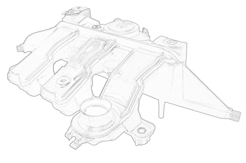 Piese Auto - Separator ulei ventilatie bloc motor potrivit FIAT TALENTO; OPEL VIVARO B; RENAULT FLUENCE, GRAND SCENIC III, MEGANE, MEGANE III, SCENIC III, TRAFIC III 1.6D 04.11-