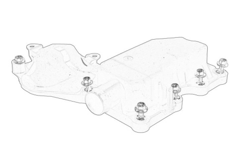 Piese Auto - Separator ulei ventilatie bloc motor potrivit FORD C-MAX II, FOCUS III, FOCUS III/KOMBI, GALAXY III, KUGA II, MONDEO V, S-MAX 1.5 09.14-