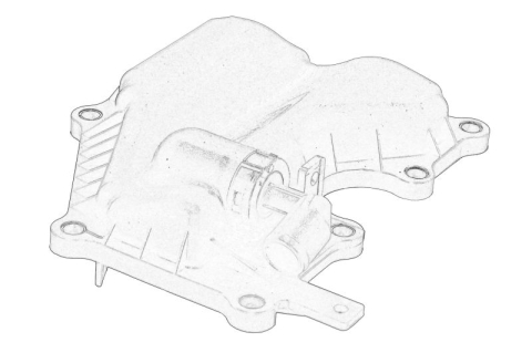 Piese Auto - Separator ulei ventilatie bloc motor (set) potrivit MAZDA 3, 6, CX-7 2.0/2.3/2.5 08.07-09.14