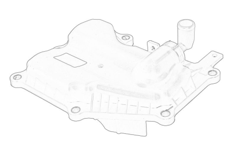 Piese Auto - Separator ulei ventilatie bloc motor (set) potrivit MAZDA 3, 6, CX-7 2.3 12.05-12.14