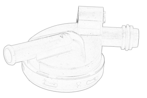 Piese Auto - Separator ulei ventilatie bloc motor (supapa) potrivit SEAT IBIZA III; SKODA FABIA I, FABIA I PRAKTIK, FABIA II; VW FOX, POLO 1.2 07.01-12.14