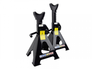 Echipamente - Set 2 suport sustinere, standuri culoare: negru, capacitate ridicare 3000 kg. (285-425 mm.)