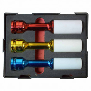 Set scule mana - Set 3 tubulare lungi impact 1/2inch