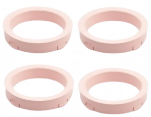 Inele centrare jante - Set 4 inele centrare 73,1 / 60,1 Dacia Lexus Fiat Nissan Renault Smart Suzuki Toyota