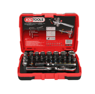 Set capete de clichet pentru biti 1/4 torsionpower 33 de piese [1]