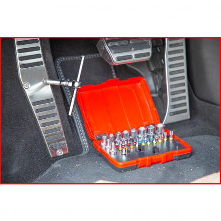 Set capete de clichet pentru biti 1/4 torsionpower 33 de piese [7]