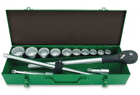 Set chei clichet diferite marimi, 14 piese, culoare cutie verde deschis [1]